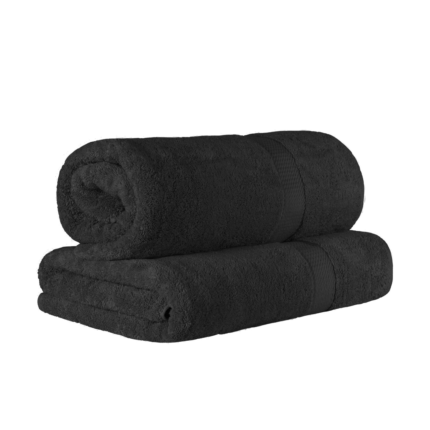 Superior Egyptian Cotton Pile Heavyweight Bath Sheet Set of 2
