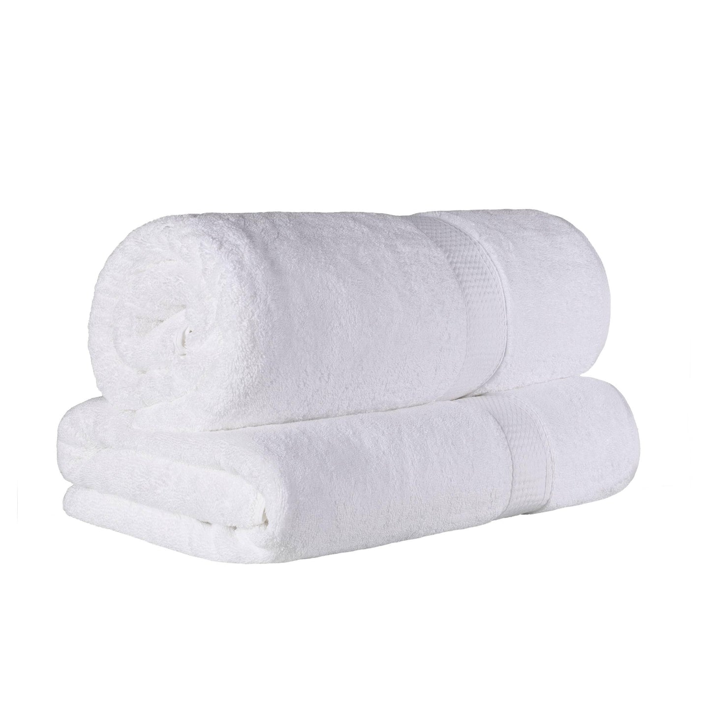 Superior Egyptian Cotton Pile Heavyweight Bath Sheet Set of 2