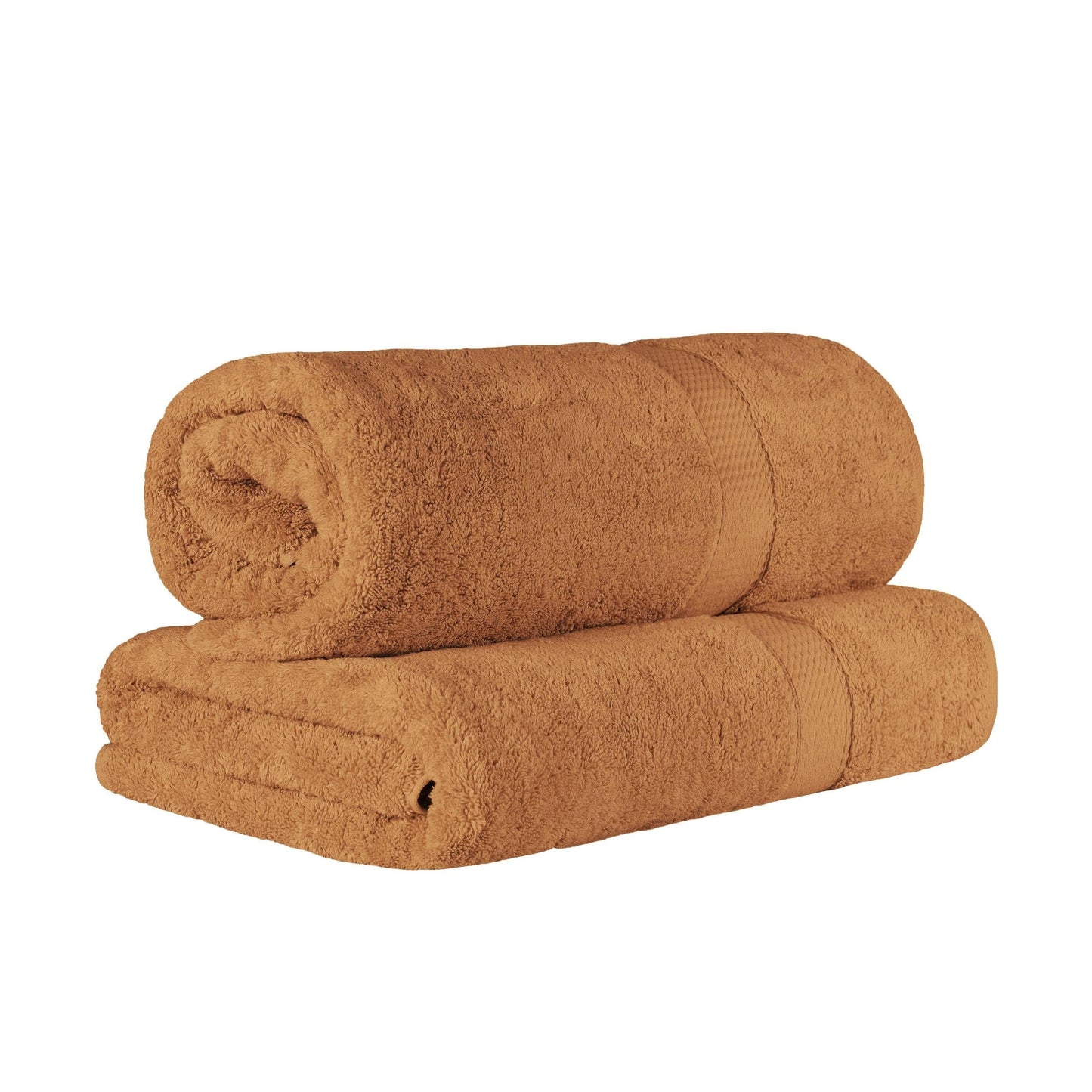 Superior Egyptian Cotton Pile Heavyweight Bath Sheet Set of 2