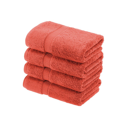 Superior Egyptian Cotton Pile Heavyweight Hand Towel Set of 4