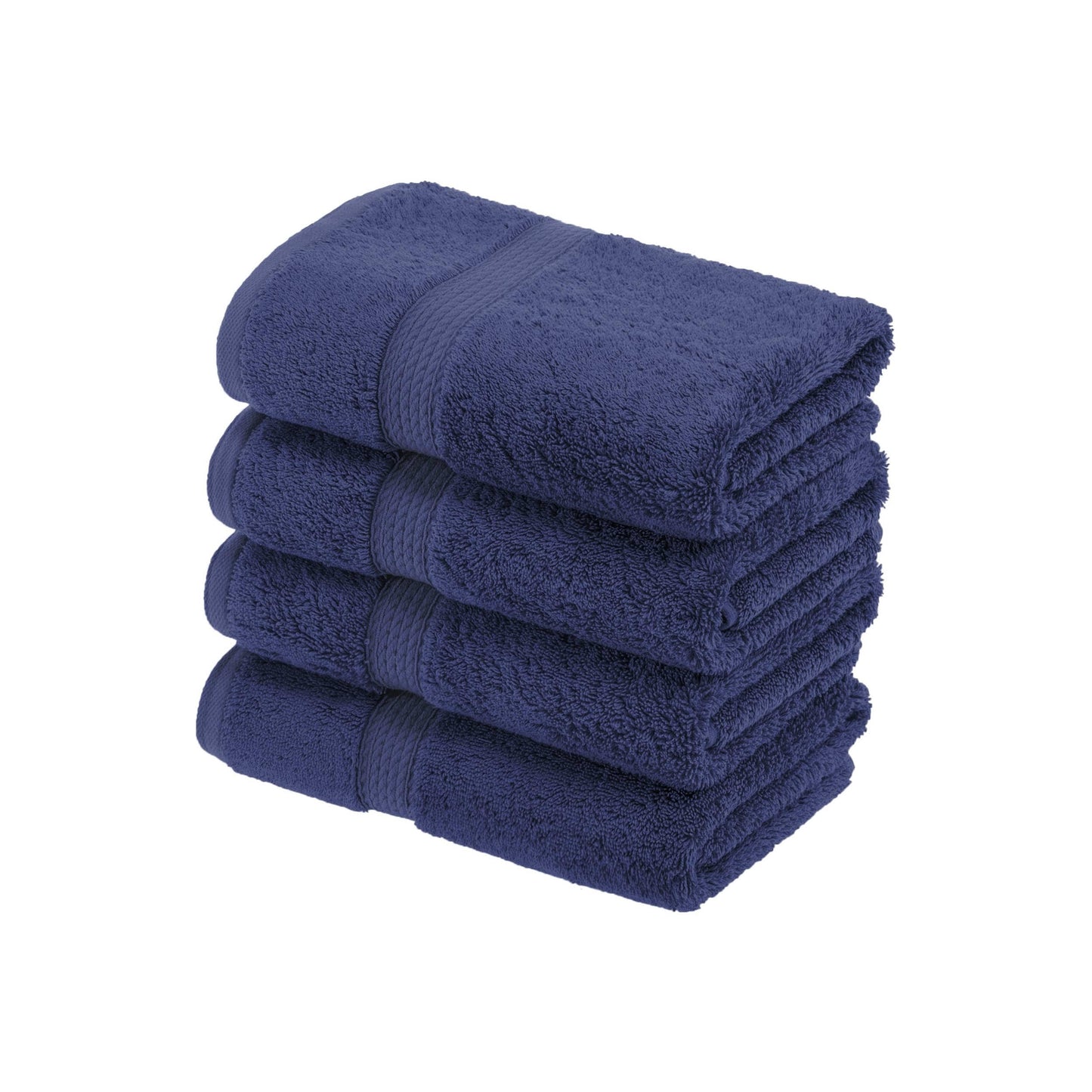 Superior Egyptian Cotton Pile Heavyweight Hand Towel Set of 4