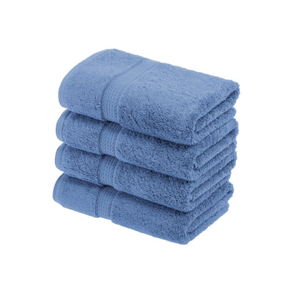 Superior Egyptian Cotton Pile Heavyweight Hand Towel Set of 4