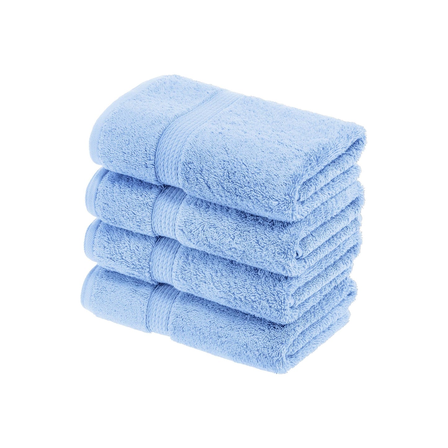 Superior Egyptian Cotton Pile Heavyweight Hand Towel Set of 4