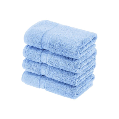Superior Egyptian Cotton Pile Heavyweight Hand Towel Set of 4