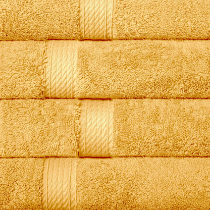 Superior Egyptian Cotton Pile Heavyweight Hand Towel Set of 4