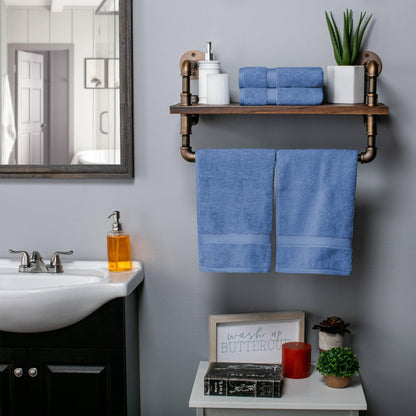 Superior Egyptian Cotton Pile Heavyweight Hand Towel Set of 4