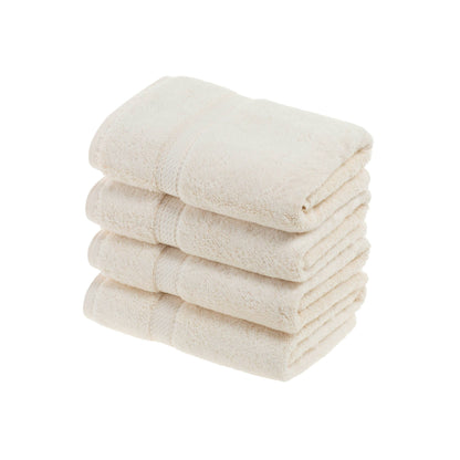 Superior Egyptian Cotton Pile Heavyweight Hand Towel Set of 4