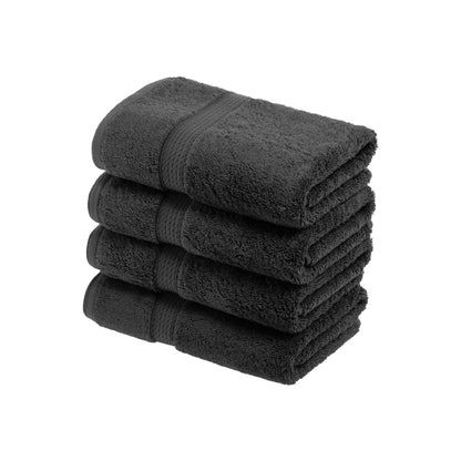 Superior Egyptian Cotton Pile Heavyweight Hand Towel Set of 4