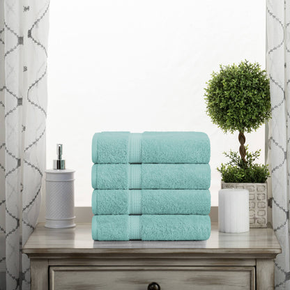 Superior Egyptian Cotton Pile Heavyweight Hand Towel Set of 4