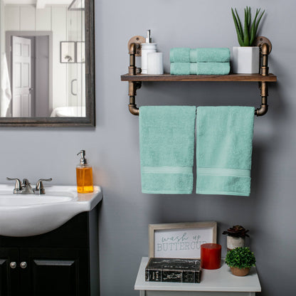 Superior Egyptian Cotton Pile Heavyweight Hand Towel Set of 4