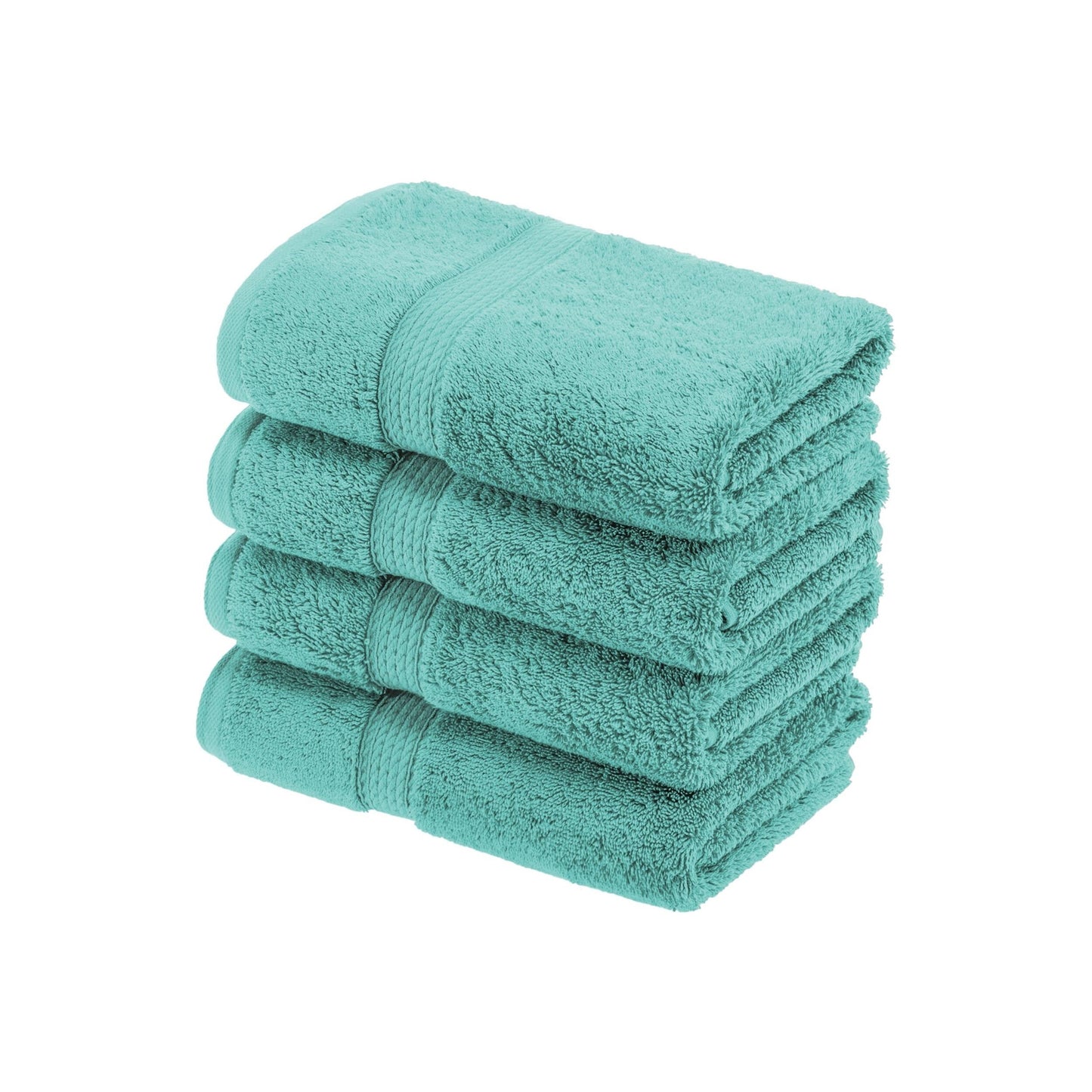 Superior Egyptian Cotton Pile Heavyweight Hand Towel Set of 4