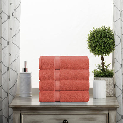 Superior Egyptian Cotton Pile Heavyweight Hand Towel Set of 4