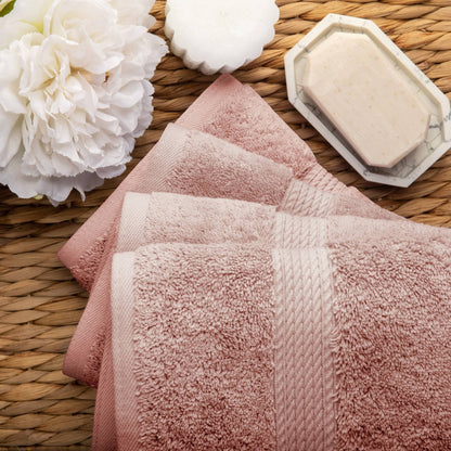 Superior Egyptian Cotton Pile Heavyweight Hand Towel Set of 4