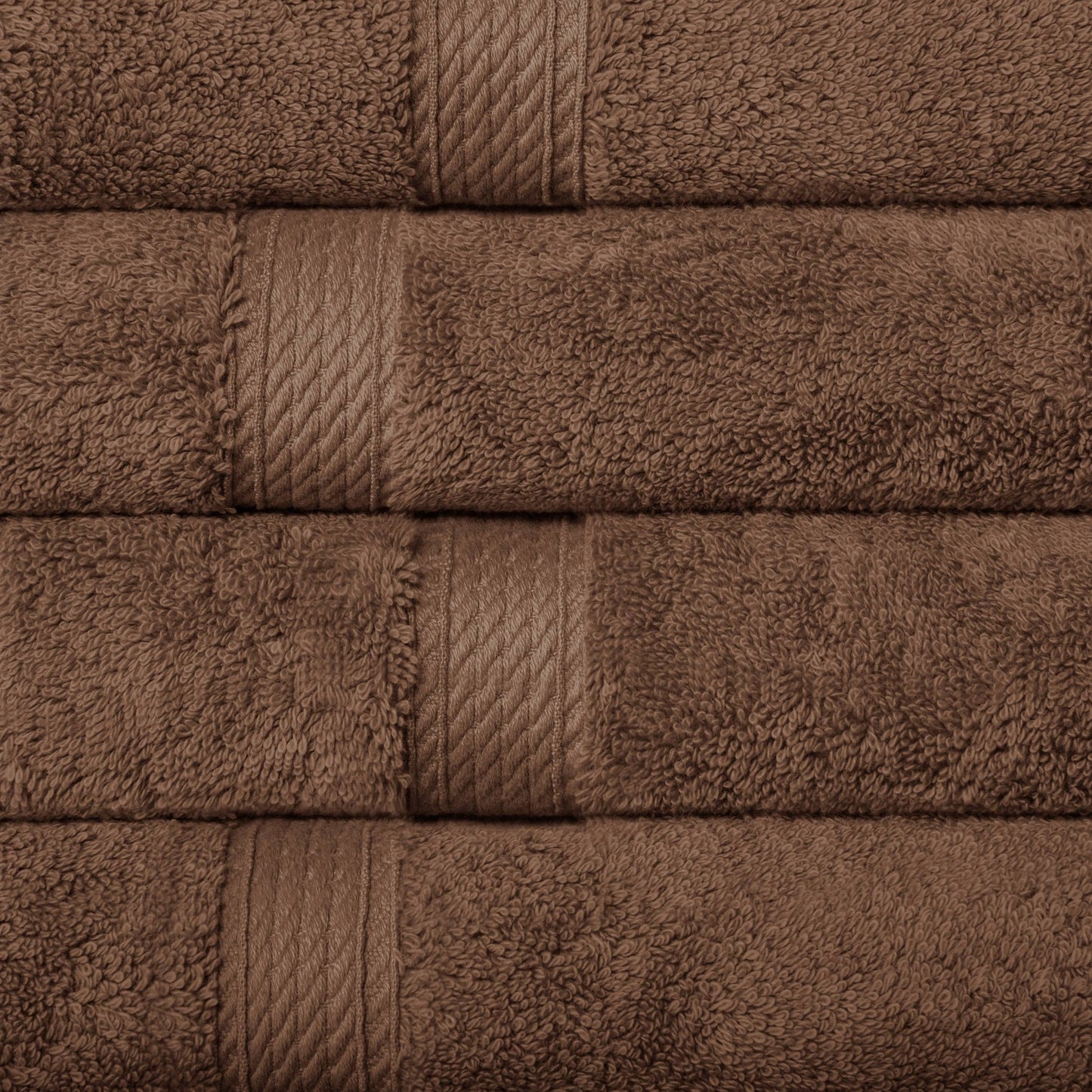 Superior Egyptian Cotton Pile Heavyweight Hand Towel Set of 4