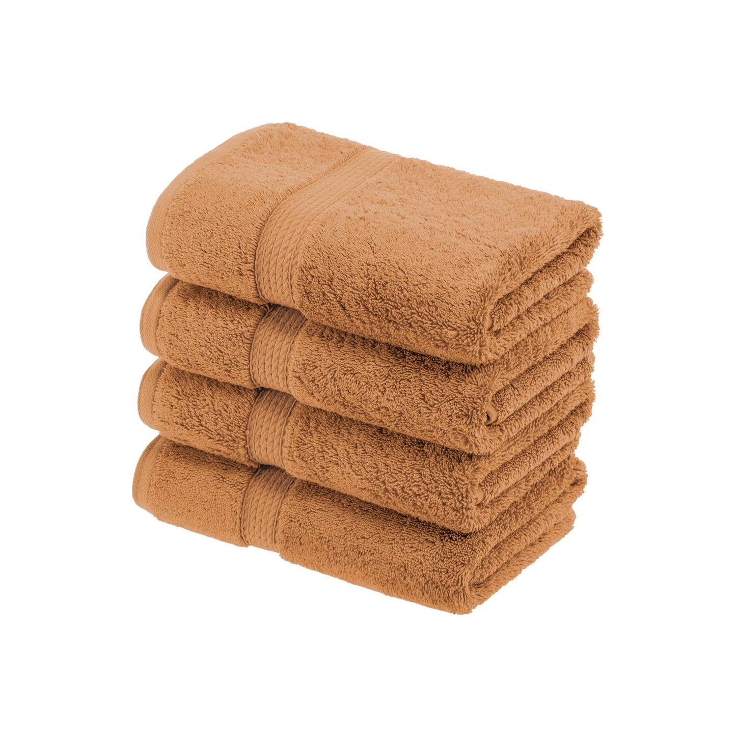 Superior Egyptian Cotton Pile Heavyweight Hand Towel Set of 4
