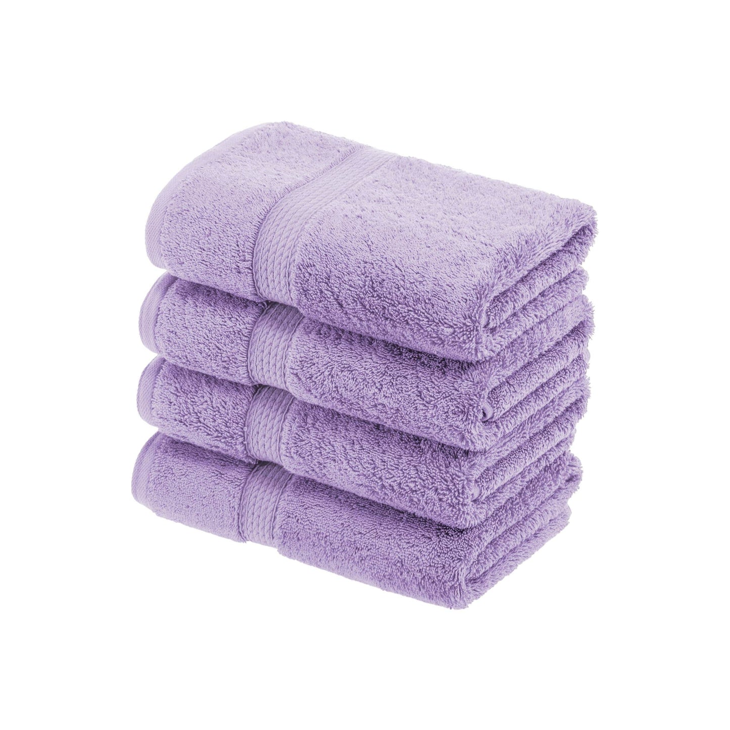 Superior Egyptian Cotton Pile Heavyweight Hand Towel Set of 4