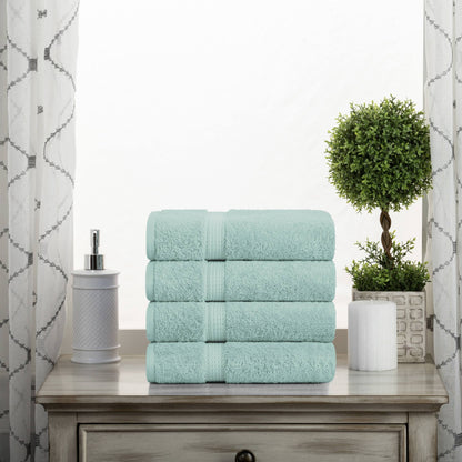 Superior Egyptian Cotton Pile Heavyweight Hand Towel Set of 4