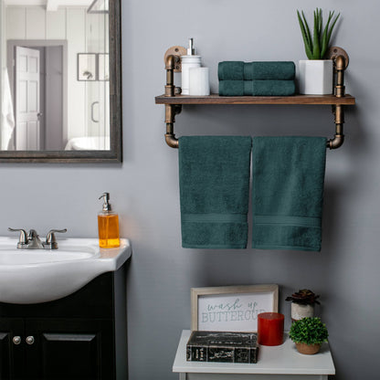 Superior Egyptian Cotton Pile Heavyweight Hand Towel Set of 4