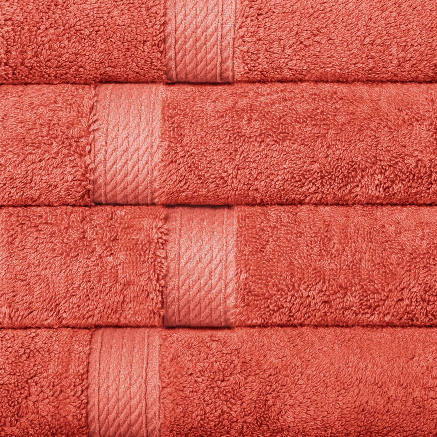 Superior Egyptian Cotton Pile Heavyweight Hand Towel Set of 4