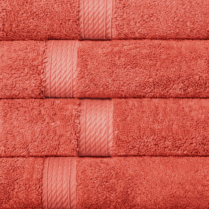 Superior Egyptian Cotton Pile Heavyweight Hand Towel Set of 4