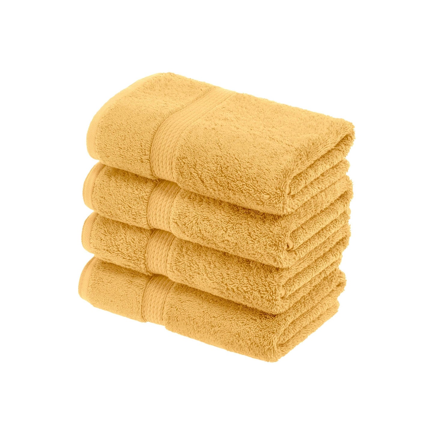 Superior Egyptian Cotton Pile Heavyweight Hand Towel Set of 4