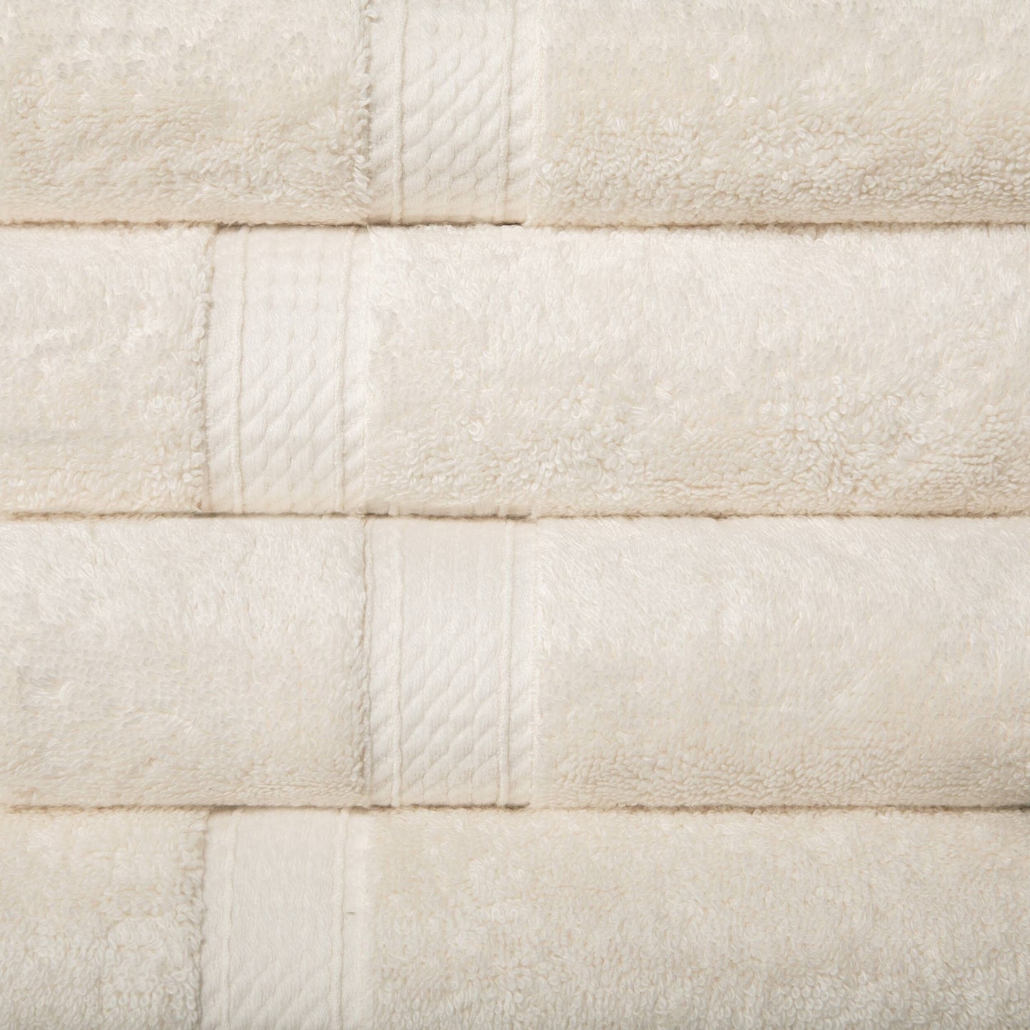 Superior Egyptian Cotton Pile Heavyweight Hand Towel Set of 4