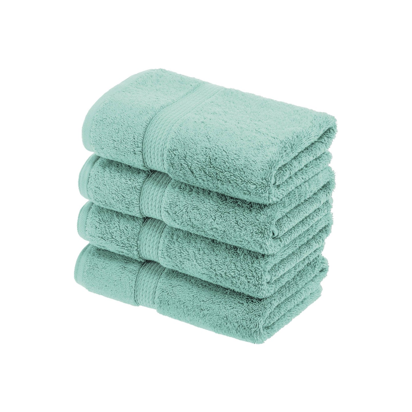 Superior Egyptian Cotton Pile Heavyweight Hand Towel Set of 4