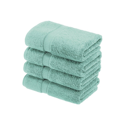 Superior Egyptian Cotton Pile Heavyweight Hand Towel Set of 4