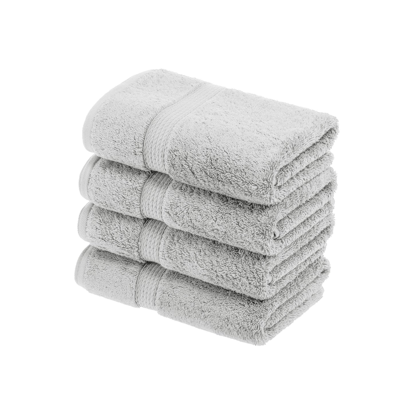 Superior Egyptian Cotton Pile Heavyweight Hand Towel Set of 4