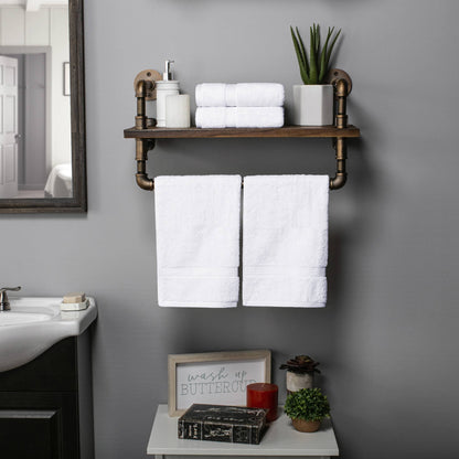 Superior Egyptian Cotton Pile Heavyweight Hand Towel Set of 4