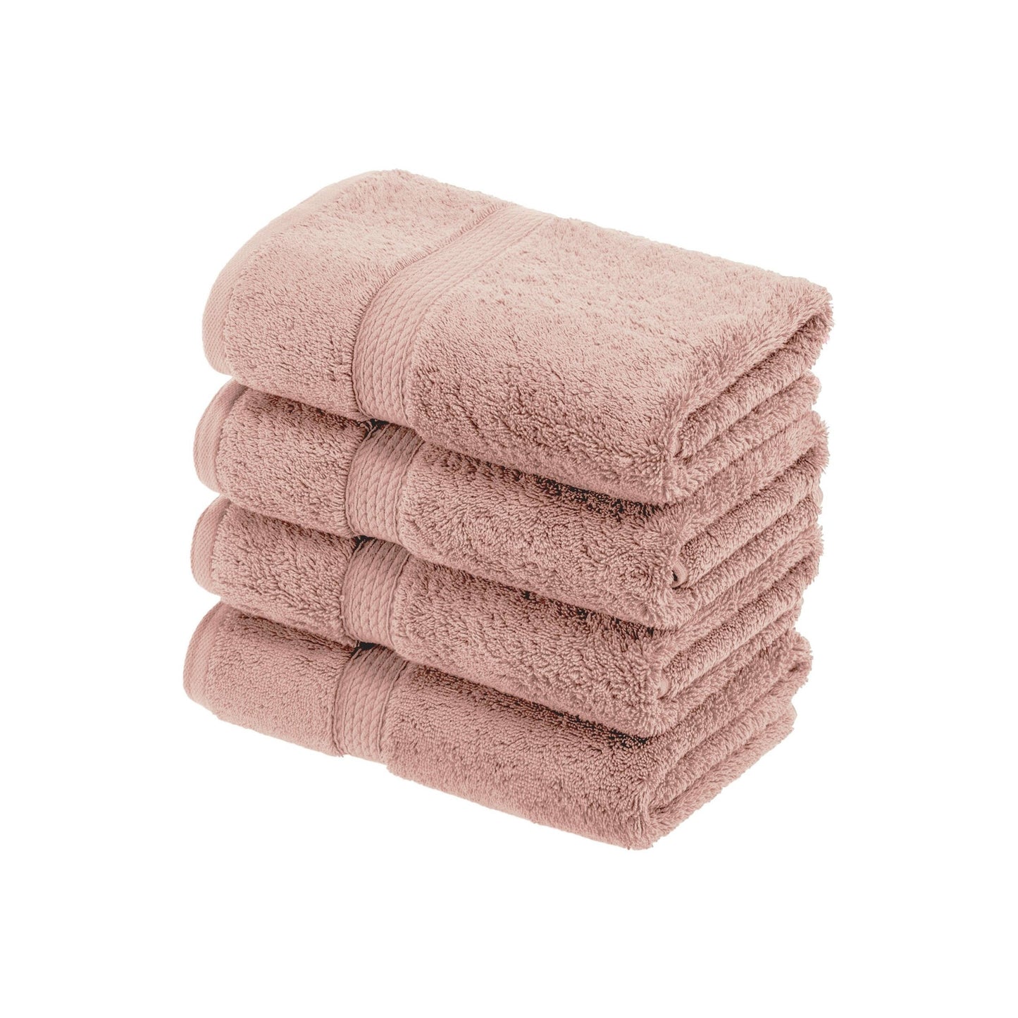 Superior Egyptian Cotton Pile Heavyweight Hand Towel Set of 4