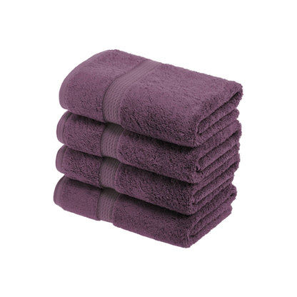 Superior Egyptian Cotton Pile Heavyweight Hand Towel Set of 4