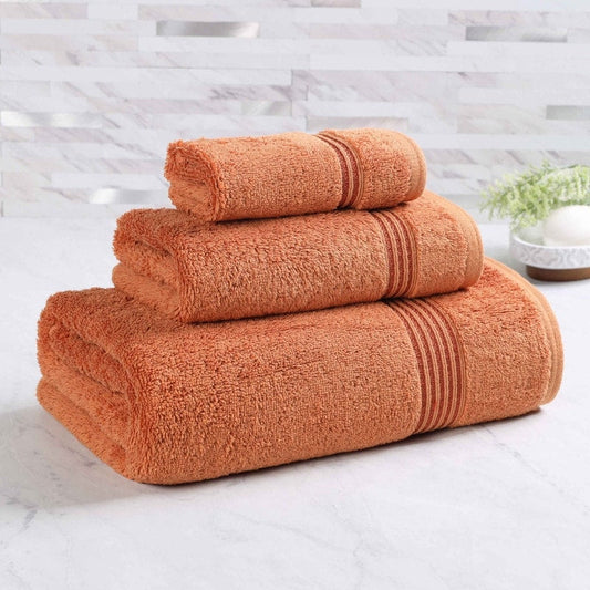 Superior Heritage Egyptian Cotton Absorbent 3-Piece Towel Set