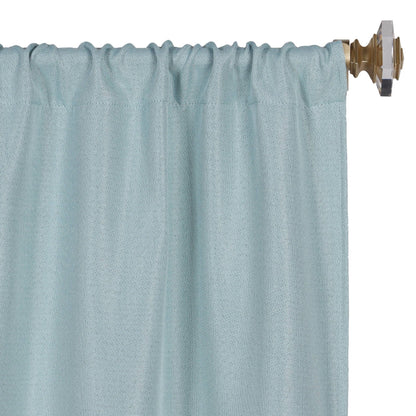 Superior Linen Washable Room Darkening Curtains, Set of 2 Panels