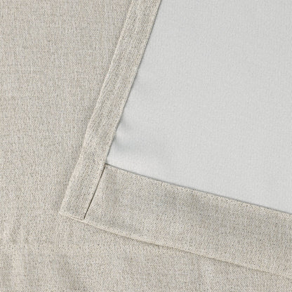 Superior Linen Washable Room Darkening Curtains, Set of 2 Panels