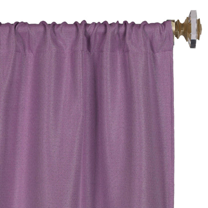 Superior Linen Washable Room Darkening Curtains, Set of 2 Panels