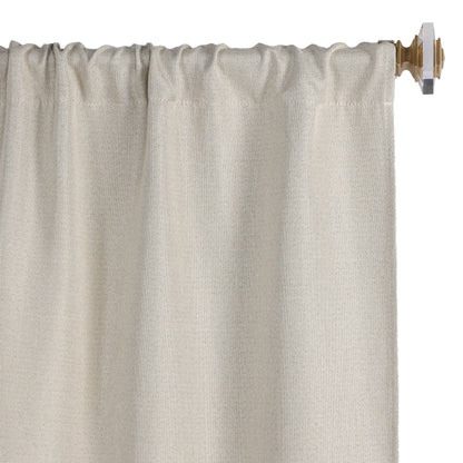 Superior Linen Washable Room Darkening Curtains, Set of 2 Panels