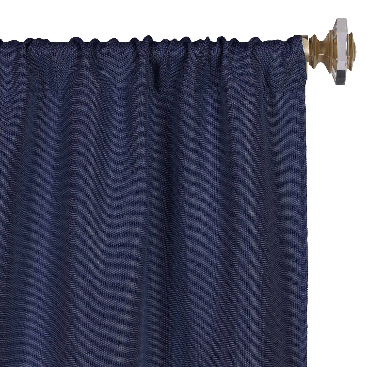 Superior Linen Washable Room Darkening Curtains, Set of 2 Panels