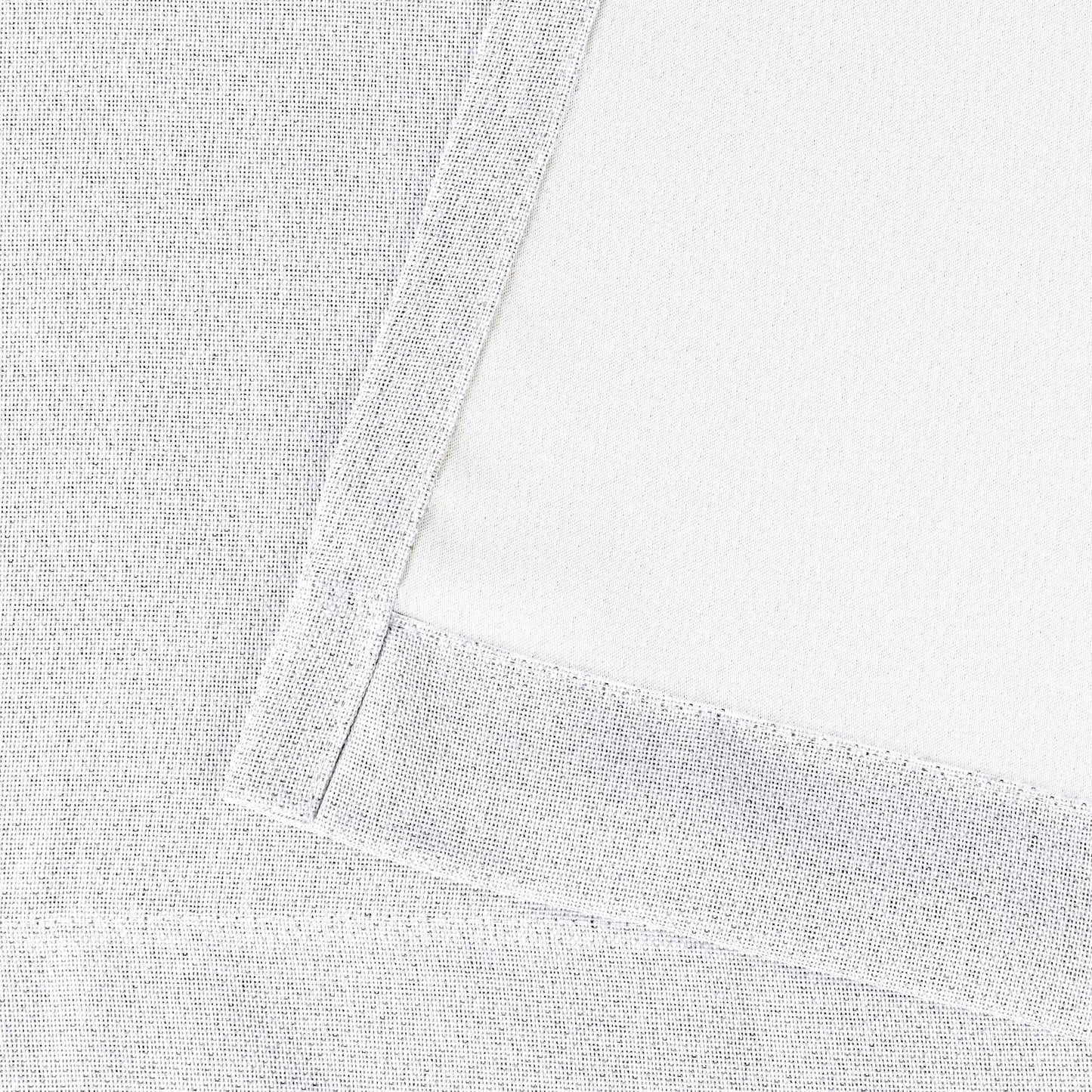 Superior Linen Washable Room Darkening Curtains, Set of 2 Panels