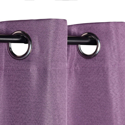 Superior Linen Washable Room Darkening Curtains, Set of 2 Panels