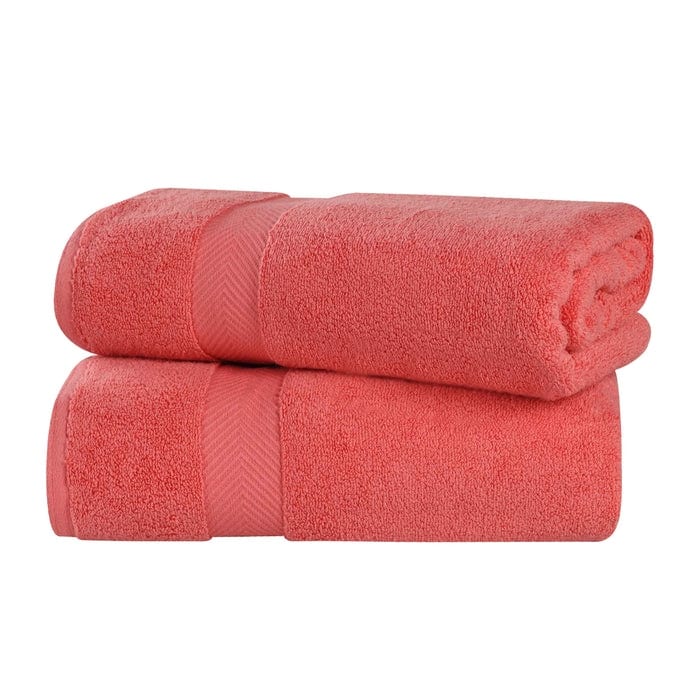 Superior Soft Oversize Zero Twist Cotton Bath Sheets (Set of 2)