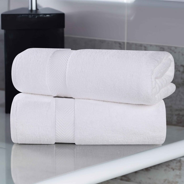 Superior Soft Oversize Zero Twist Cotton Bath Sheets (Set of 2)