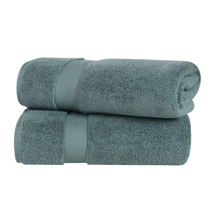 Superior Soft Oversize Zero Twist Cotton Bath Sheets (Set of 2)