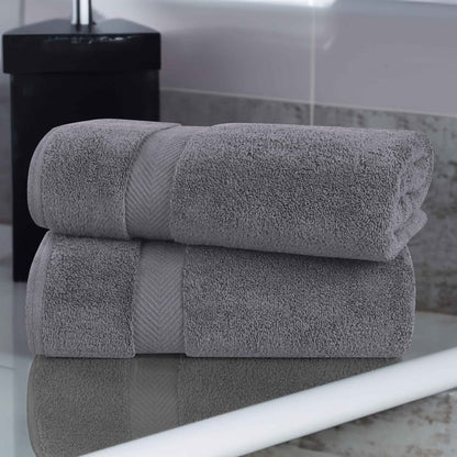Superior Soft Oversize Zero Twist Cotton Bath Sheets (Set of 2)