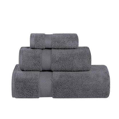 Superior Soft & Absorbent Zero Twist Cotton 3-piece Towel Set