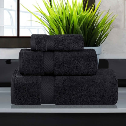 Superior Soft & Absorbent Zero Twist Cotton 3-piece Towel Set