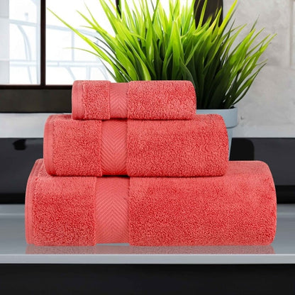 Superior Soft & Absorbent Zero Twist Cotton 3-piece Towel Set