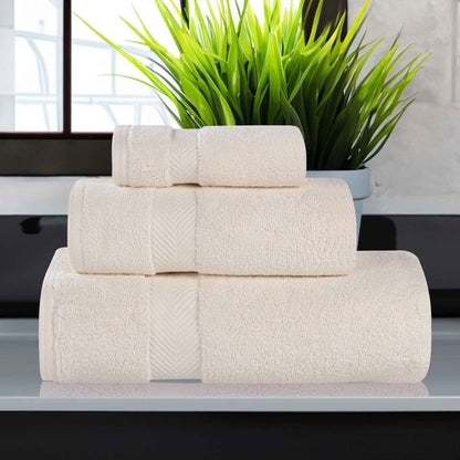 Superior Soft & Absorbent Zero Twist Cotton 3-piece Towel Set