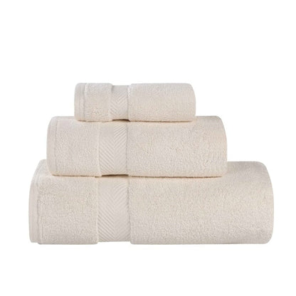 Superior Soft & Absorbent Zero Twist Cotton 3-piece Towel Set