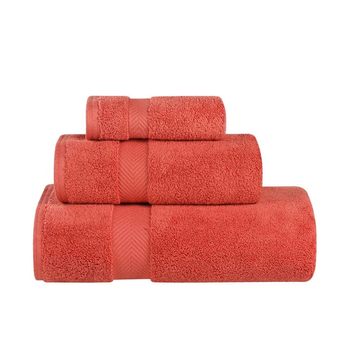 Superior Soft & Absorbent Zero Twist Cotton 3-piece Towel Set